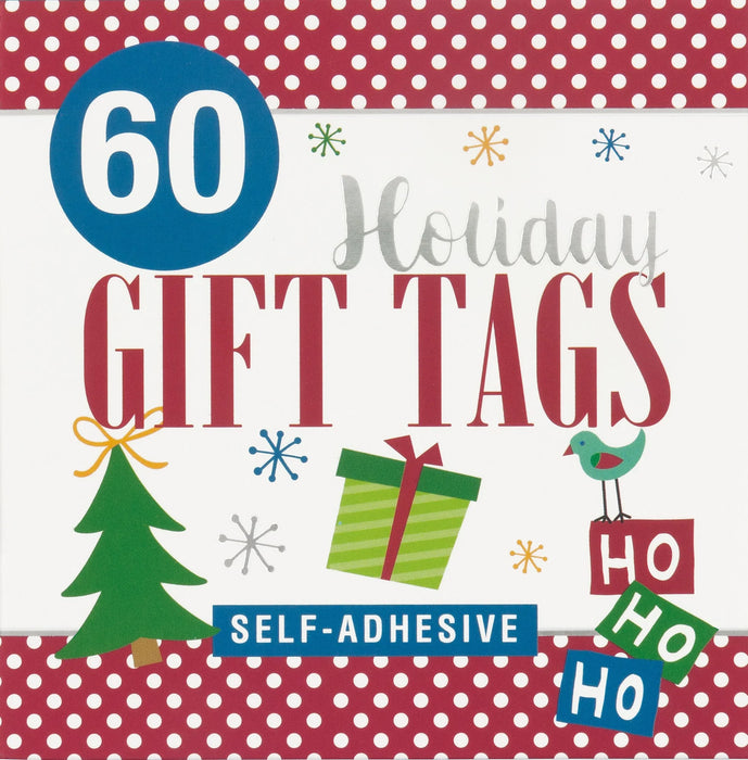 Gift Tag Stickers Ho Ho Ho