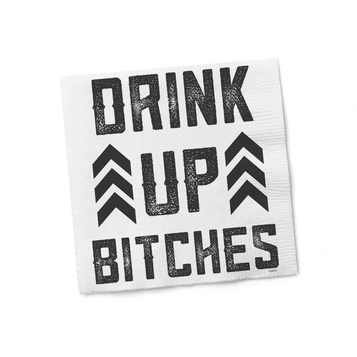 Drink Up Bitches Cocktail Napkins