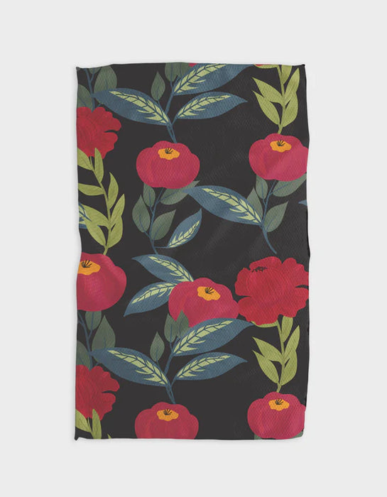 Lovely Night Geometry Tea Towel