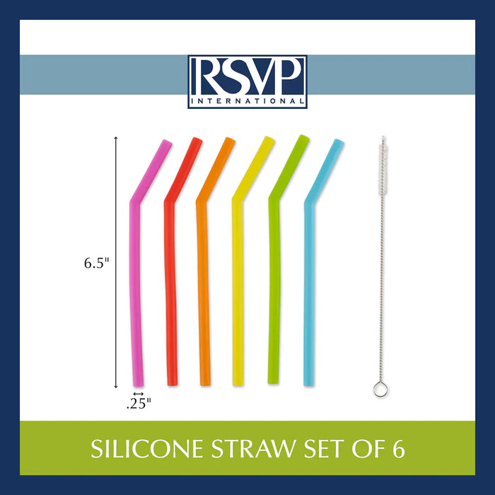 6" Silicone Short Straws