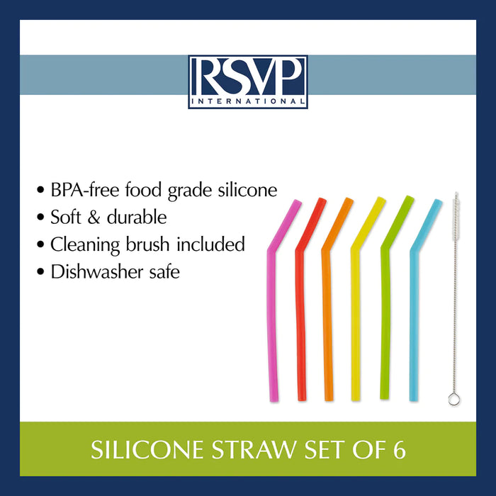 6" Silicone Short Straws