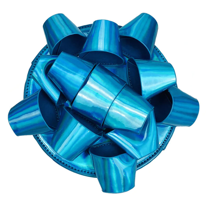 Glitzy Gift Ribbon Handbag Blue