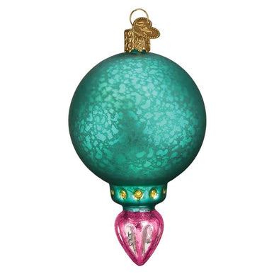 Turquoise Luster Reflection Ornament