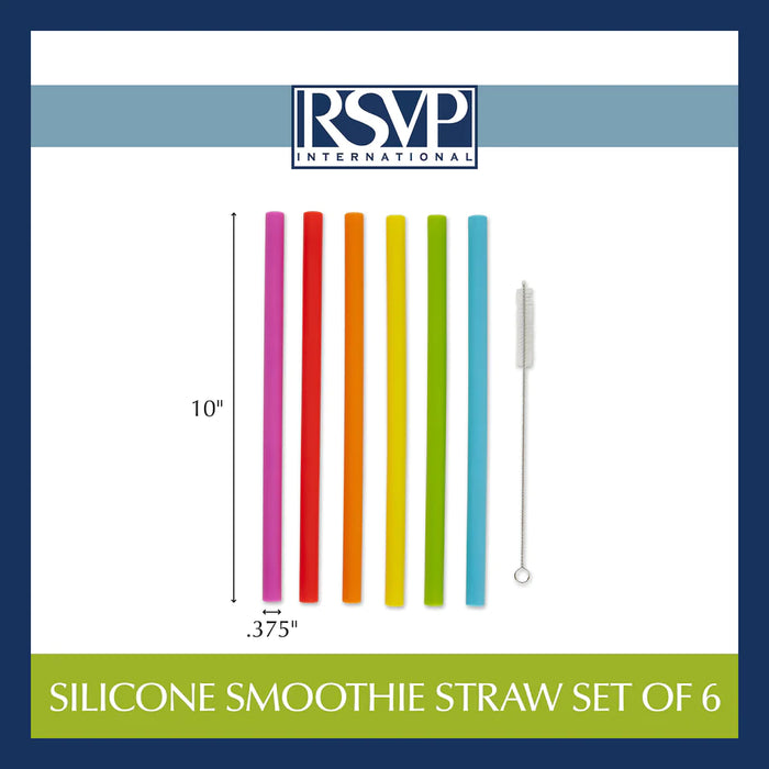 Silicone Smoothie Straws