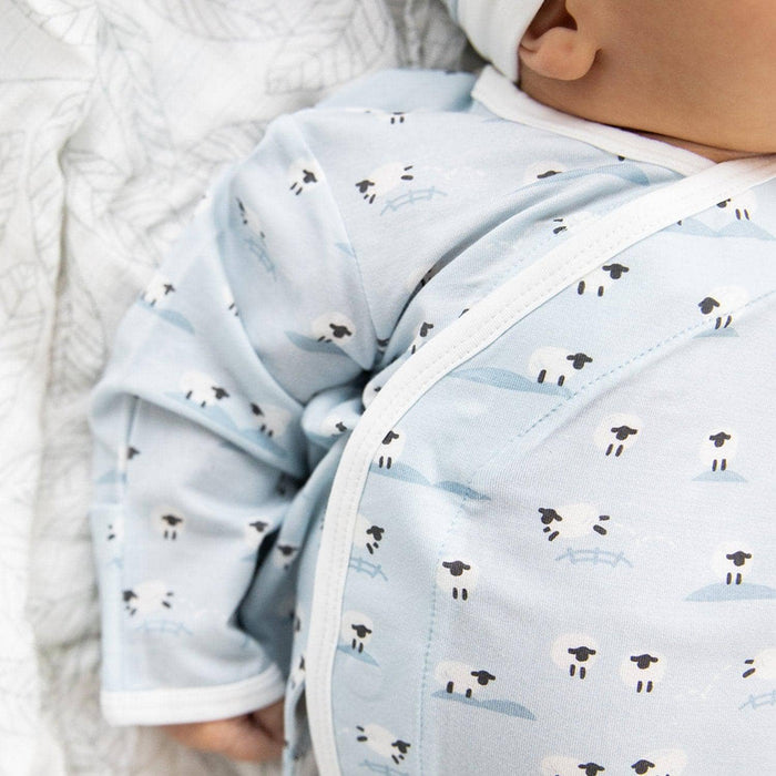 Baa Baa Baby Blue Kimono Set 0-3mos