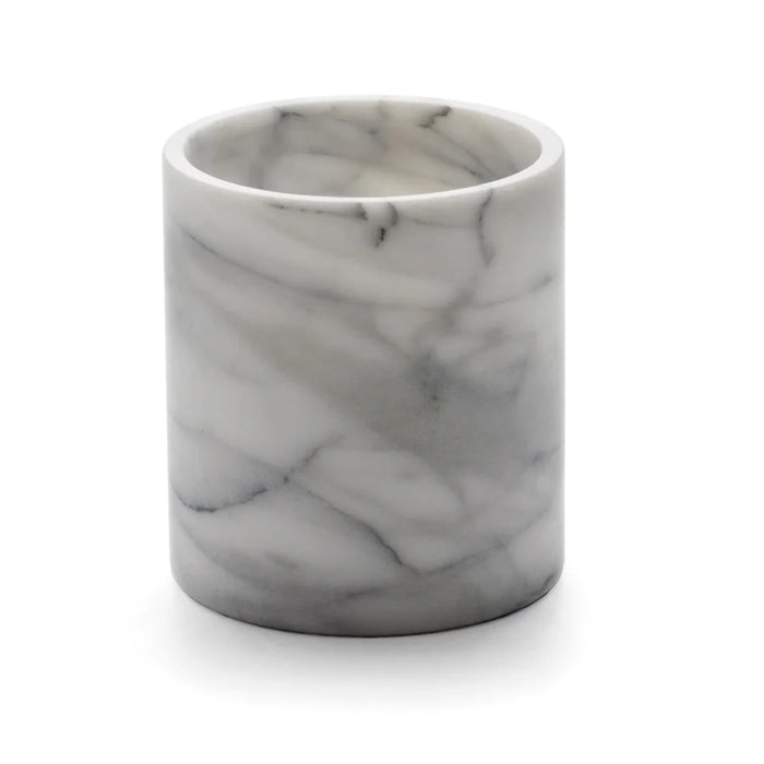 Wine Cooler/Utensil Crock White Marble