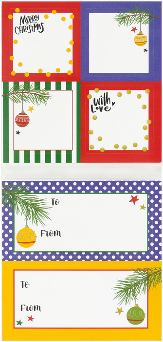 Gift Tag Stickers Ornaments