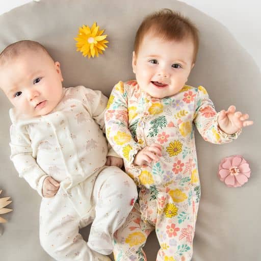 Primrose Cottage Ruffle Footie 3-6mos