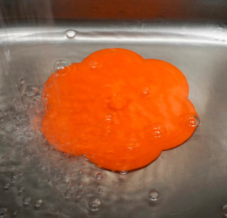 Silicone Drain Stopper Orange Flower