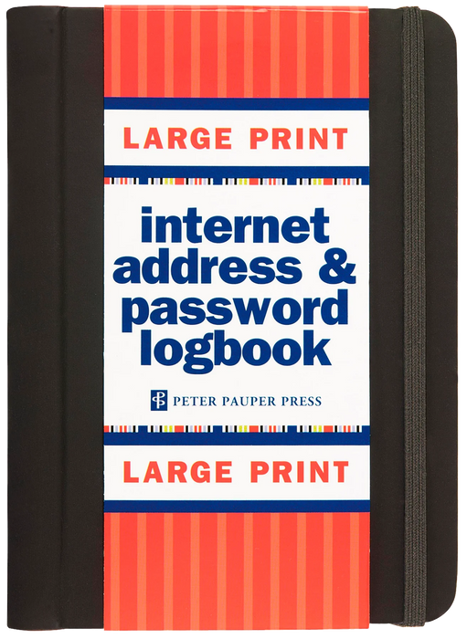 Internet Log Book Large Print