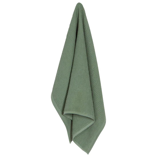 Ripple Dish Towel Elm Green