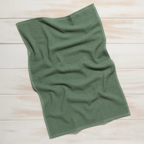 Ripple Dish Towel Elm Green
