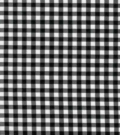 Black Gingham Tablecloth 48x84