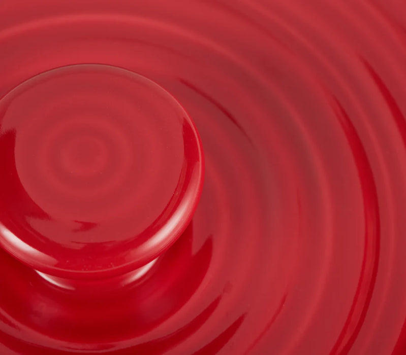 Tortilla Warmer Red Stoneware 10"