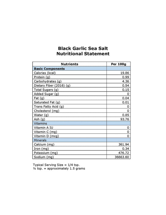 Black Garlic Sea Salt