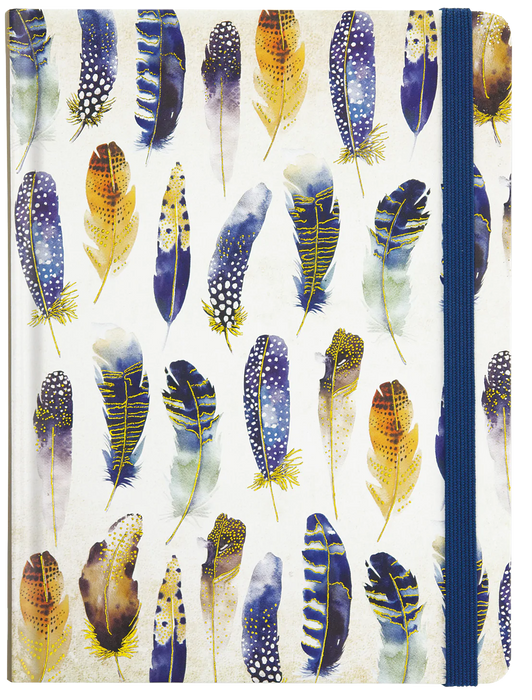 Watercolor Feather Journal