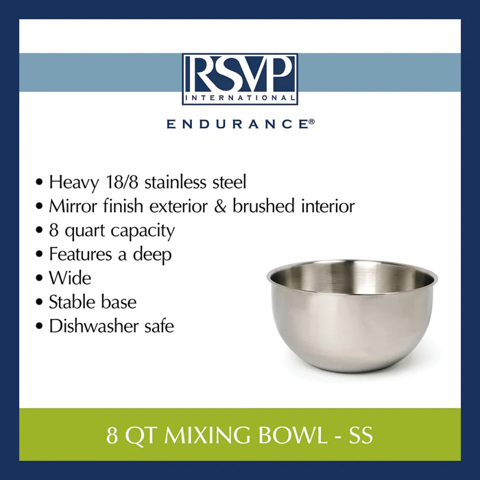 8 Qt Stainless Steel Bowl