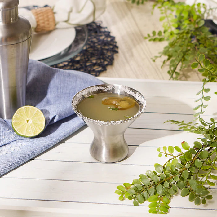 Stainless Steel Martini Glass