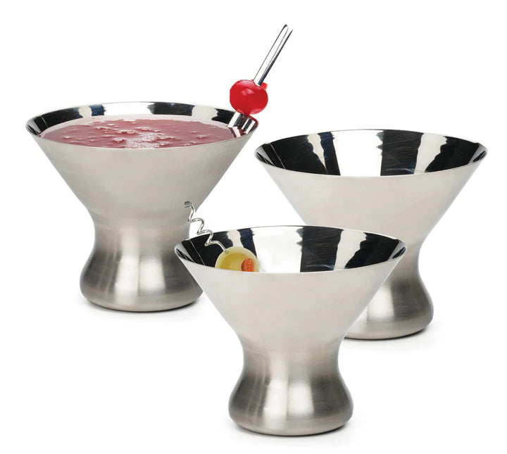 Stainless Steel Martini Glass