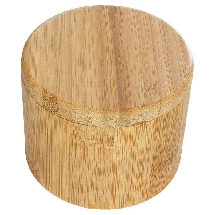 Bamboo Round Salt Box