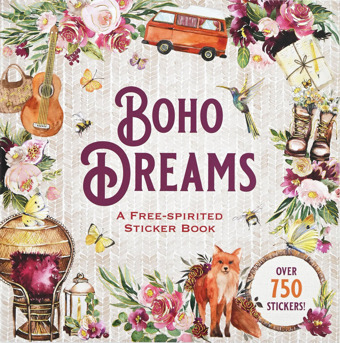 Boho Dreams Sitcker Book