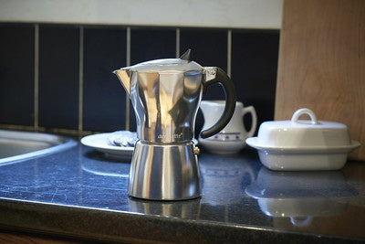 Aerolatte MokaVista Stovetop Espresso Maker 6 Cup