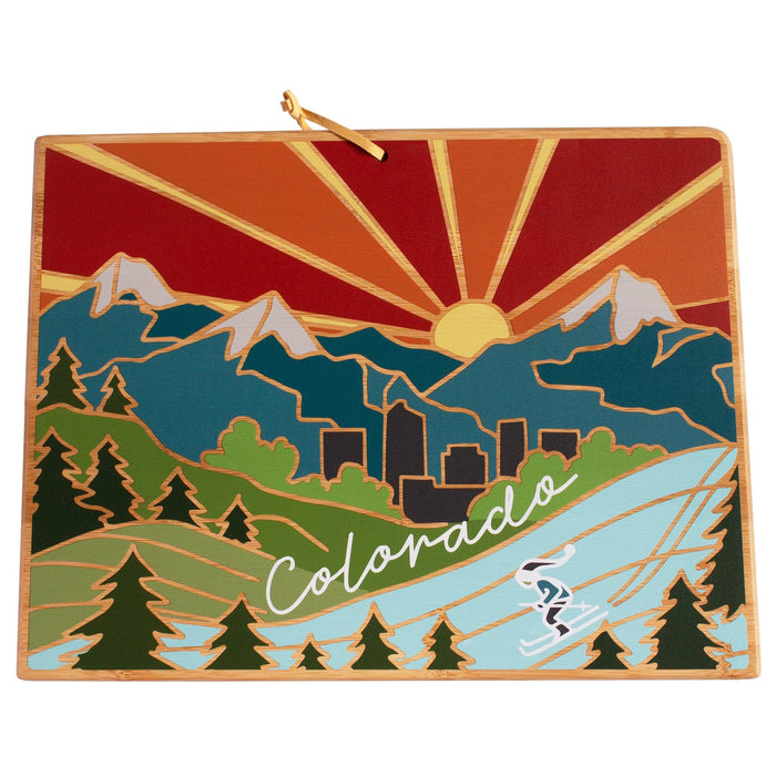 Colorado Summer Stokes Cutting Board