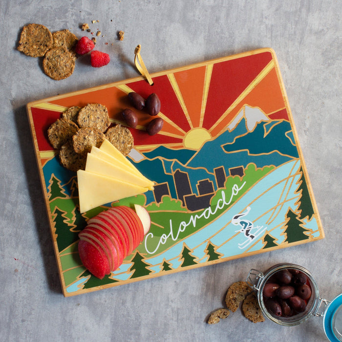 Colorado Summer Stokes Cutting Board