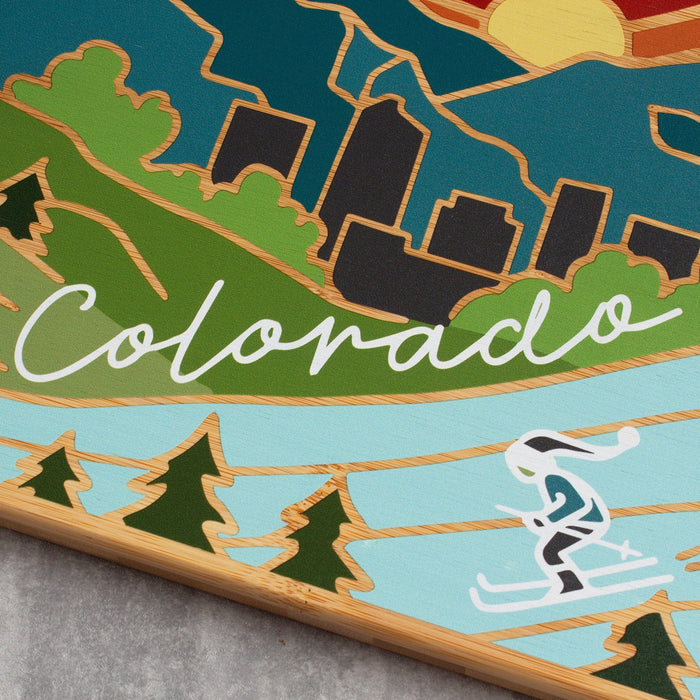 Colorado Summer Stokes Cutting Board