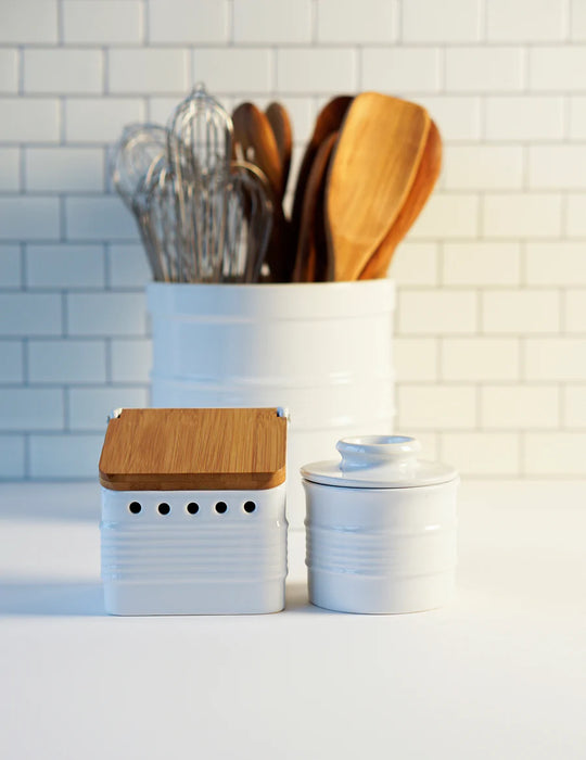 White Oversized Crock