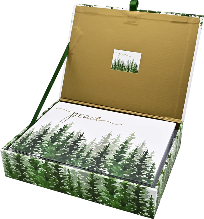 Winter Evergreen Holiday Cards