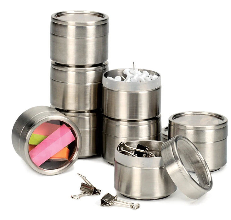 Magnetic Clear Top Cans