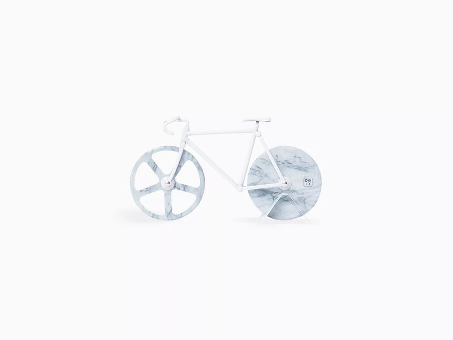 The Fixie White Marble Pizza Wheel