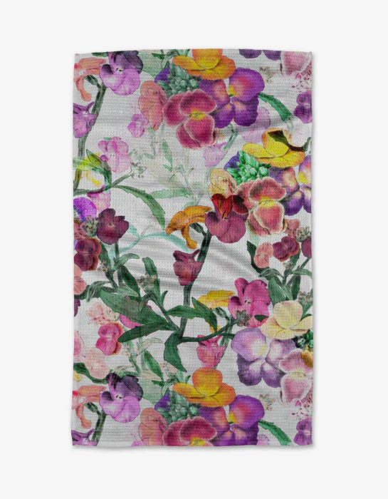 Wallflower Tea Towel