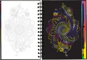 Scratch & Sketch Extreme Mandalas