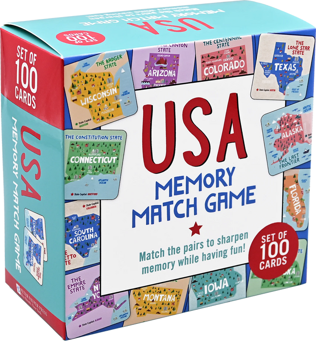 USA Memory Match Game