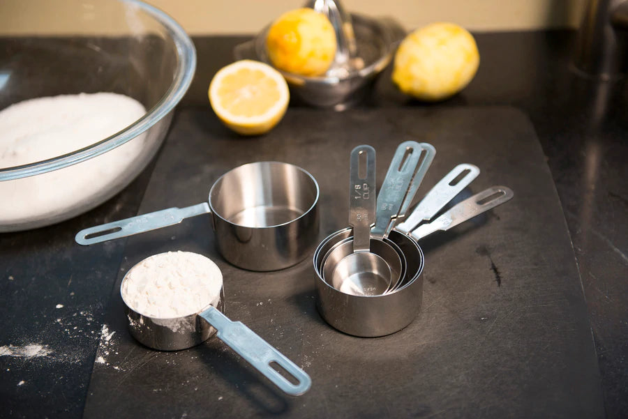 7pc. Stainless Measuring Cup Set