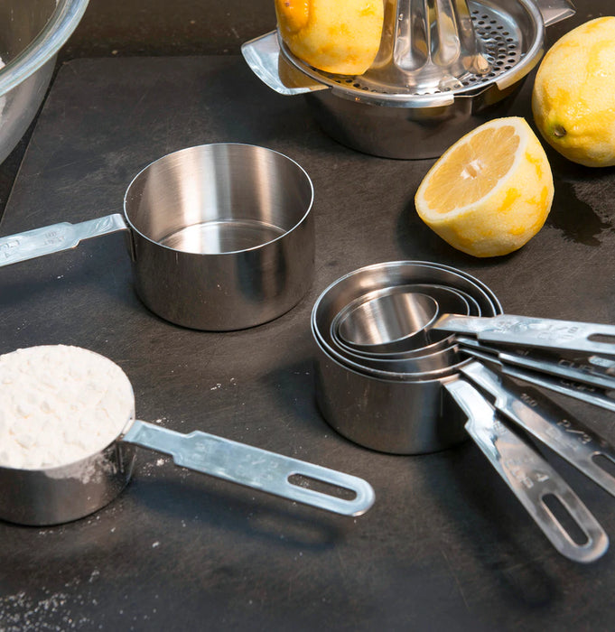 7pc. Stainless Measuring Cup Set