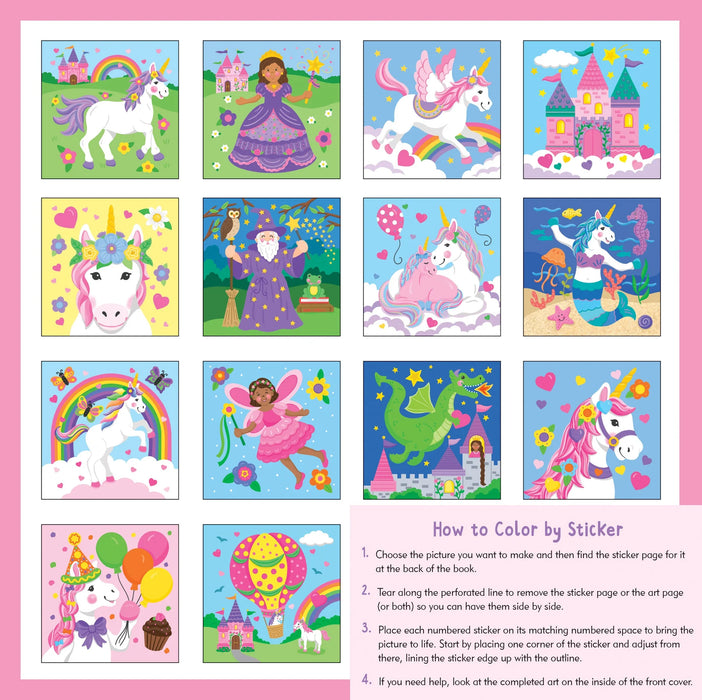 Color By Sticker Book Unicorns