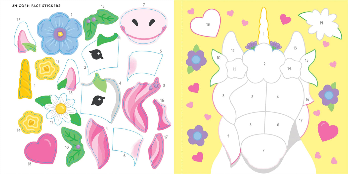 Color By Sticker Book Unicorns