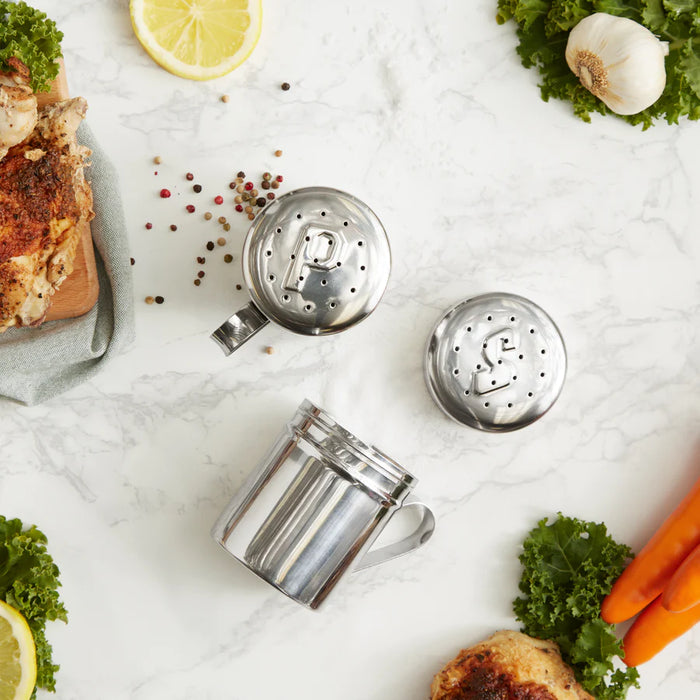Stainless Steel Salt & Pepper Shakers