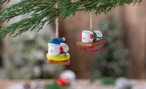 Smores Sledding & Tubing Ornament