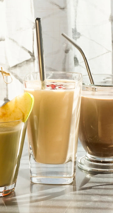 Stainless Steel Drink Straws set of 4