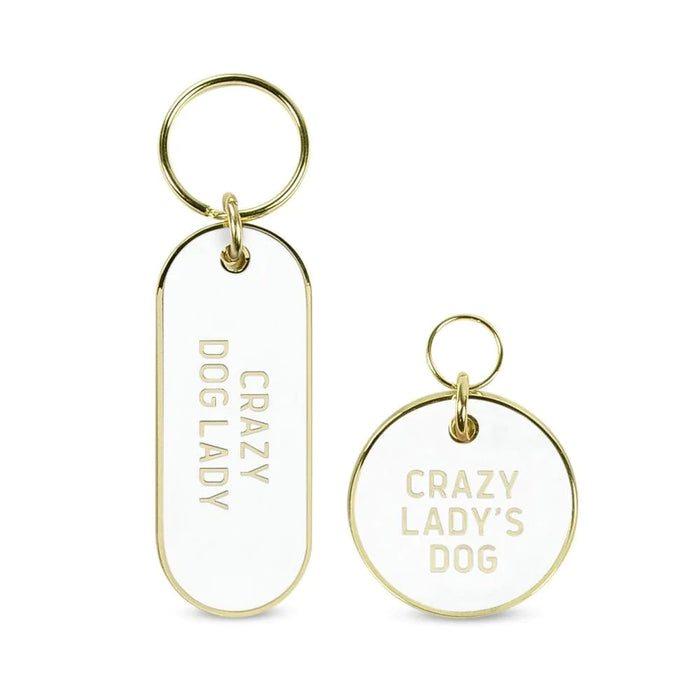 Crazy Dog Lady Key Chain Set