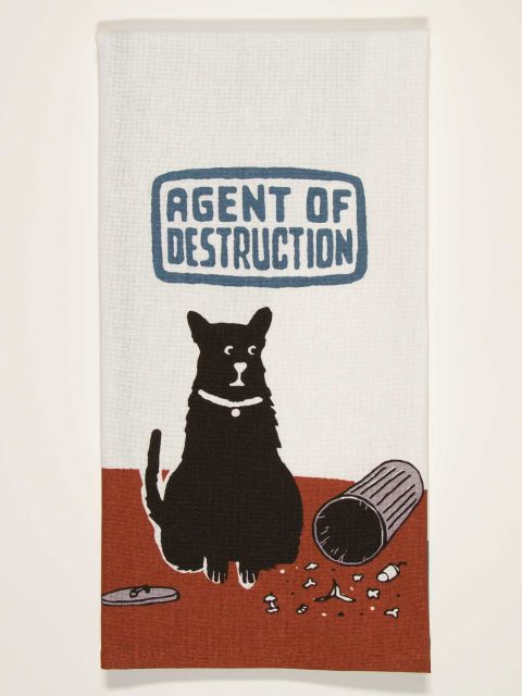 Agent of Destruction Dishtowel