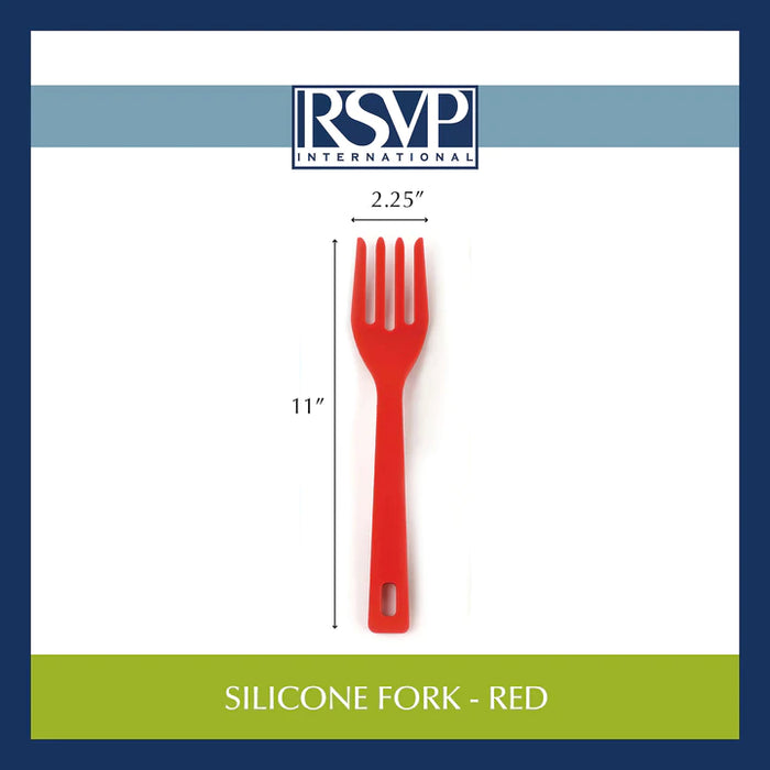 Silicone Fork- Red
