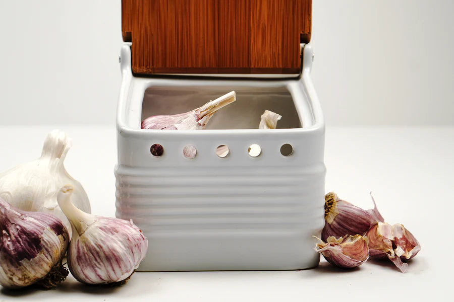 Stoneware Garlic Keeper