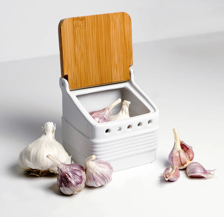 Stoneware Garlic Keeper