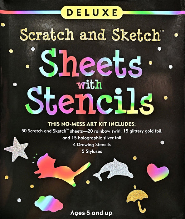 Scratch & Sketch Sheets & Stencils