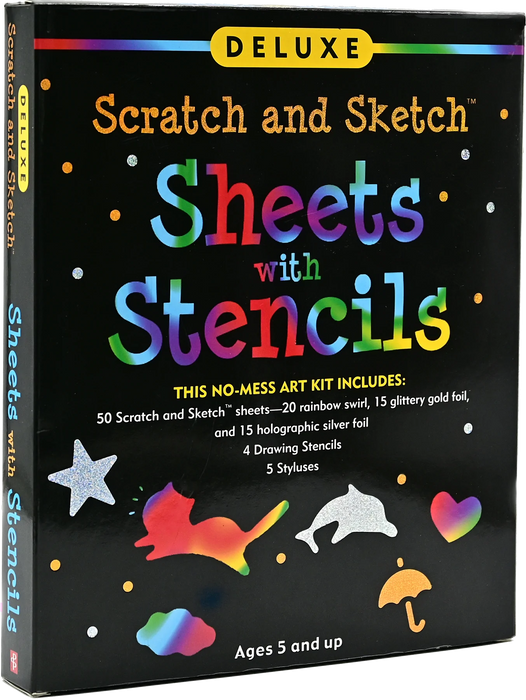 Scratch & Sketch Sheets & Stencils